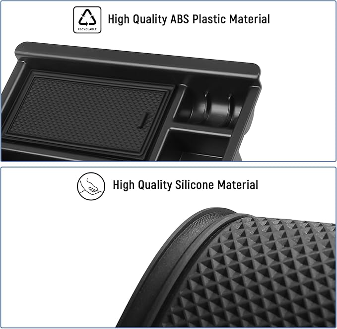 YOJOJOCO Center Console Organizer Compatible with Toyota 2016-2023 Tacoma Accessories Storage Box Organizer Tray