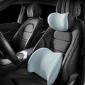 Car Lumbar Support Pillow Neck Pillow Set for Tesla Model 3 2017 2018 2019 2020 2021 2022 2023,Softness Cushion Neck Back Pain Relief Seat Accessories,Blue
