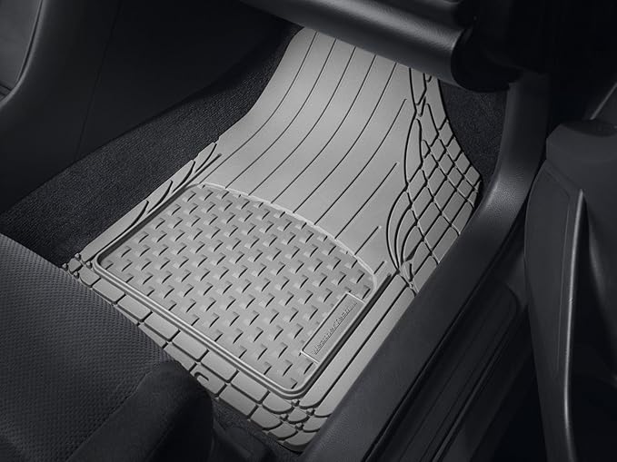 WeatherTech Trim-to-Fit Floor Mat - Semi Universal Vehicle Mats - 1st & 2nd Row 3-Piece Set (Grey)