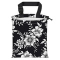 AFYEWKC Car Trash Bag Large Hanging Can for Back of Seat, Cute Waterproof Car Garbage Bag for Vehicle, Travelling, Outdoor Beautiful Black White Floral