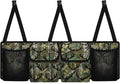 Camouflage Antler Tree Car Trunk Organizer SUV with 3 Non-slip Strips, Back Hanging Car Storage Organizer with Pockets, Auto Accessories Interior Decoration