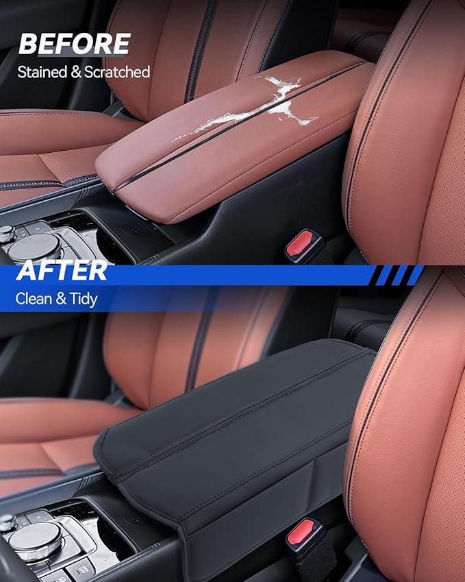 Armrest Cover for Mazda CX-50 2026 2025 2024 2023 Accessories Center Console Middle Lid Pad Protector for Car Elbow Rest