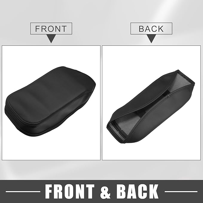 Car Center Console Pad Waterproof Armrest Seat Box Cover Protector Black for Nissan Sentra 2013-2019