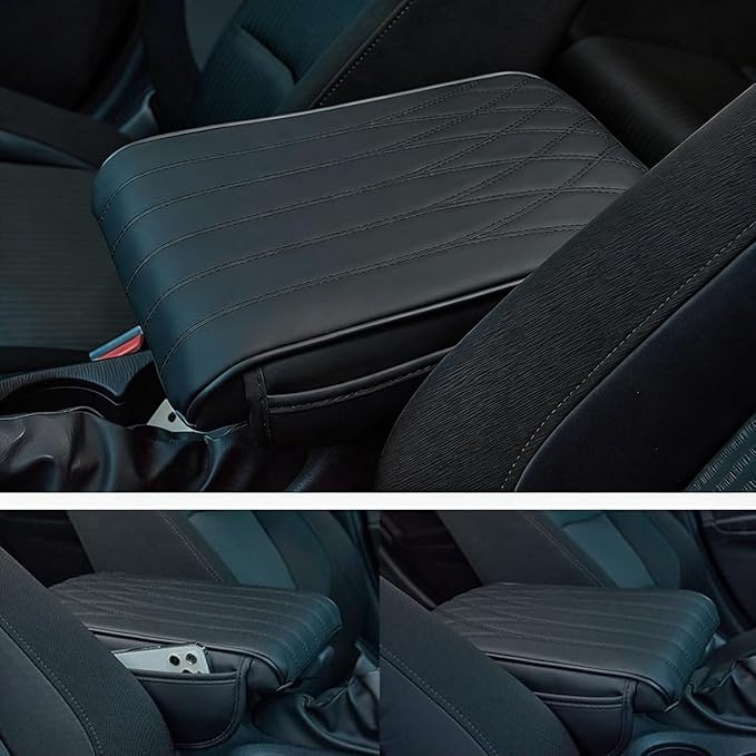 Car Center Console Cover for Jeep Cherokee Trailhawk (2018–2023), Slow Rebound Middle Armrest Seat Box Cover Protector Strong Support Cushion Pad,A/32 * 22 * 5cm