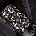 Dreaweet Starry Sky Bats Center Console Cover Halloween Car Accessories for Women Middle Console Covers for SUV Comfort Anti Slip Arm Rest for Car Armrest Storage Box Mat