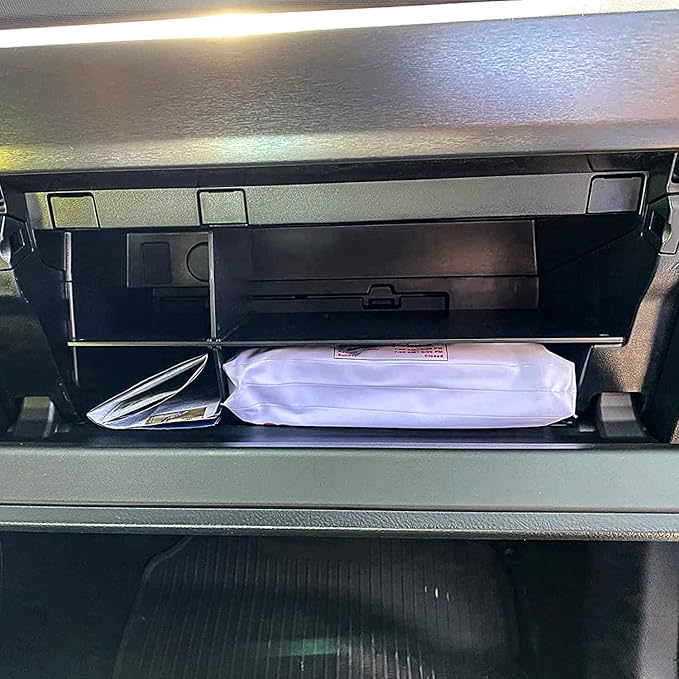EDBETOS Glove Box Dividers Organizer Compatible with Toyota 4Runner Accessories 2010-2023 2024/ Lexus GX 460 (2010-2023) Insert Box ABS Secondary Storage