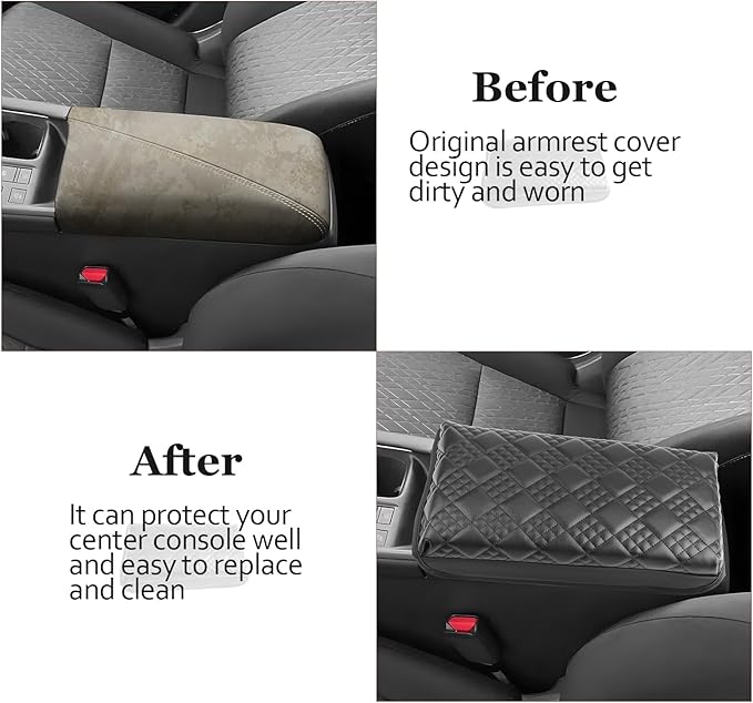 SKTU for 2026 Nissan Sentra Armrest Cover for 2026+ Nissan Sentra (S/SV/SR/SL) Center Console Cover Nissan Sentra 2026 Accessories Center Console Cushion Pad 2026 Sentra Soft Seat Box Pad-Thickened