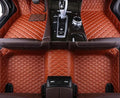 Custome Car Mats Accessories All Weather Floor mats Compatible with Automotive Floor Mats Passenger car mats (Brown)