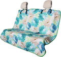 nbnhxnff Sweat Towel Car Seat Cover Protector Rear Seats for Gym Workout, Running, Swimming, Beach and Hiking, Waterproof Universal Seat Cover for Car, Trucks, Van & SUV(Cyan Flower, 1pcs Rear Seat)