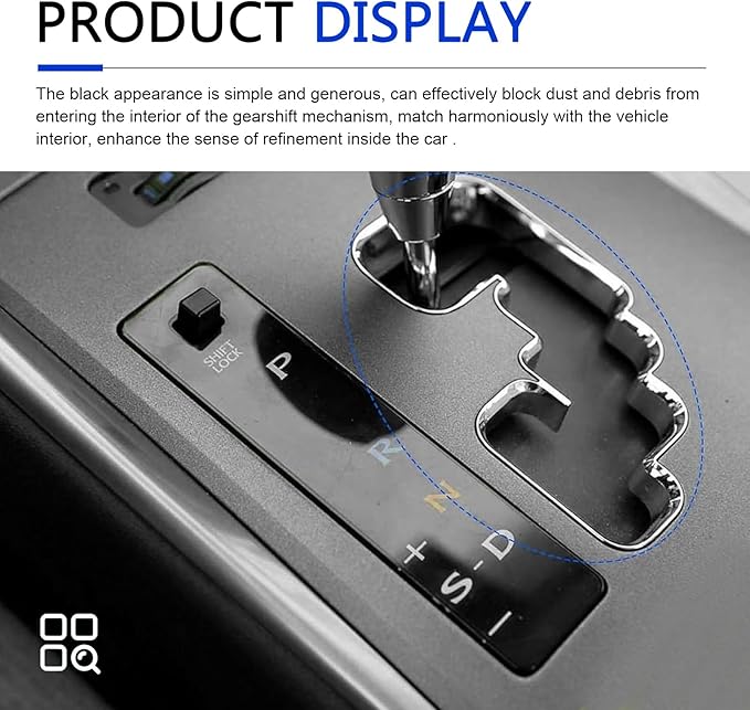 35975-53020 Shift Slider Center Console Slide Cover, Car Gear Shifter Sliding Covers, Compatible with 2005-2013 Lexus IS250 IS350, Gear Shift Position Slide Cover Replacement
