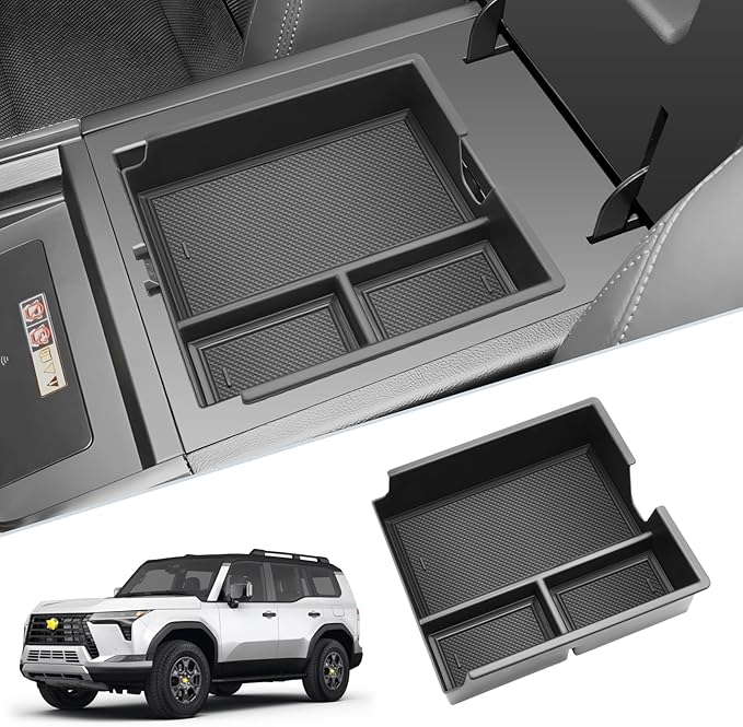 SKTU for 2024 2025 2026 Lexus GX550 Accessories Center Console Organizer for 2024 2025 2026 Lexus GX550 (Premium/Luxury/Overtrail) Console Tray GX550 Middle Console Organizer (NOT Fit for Cool Box)