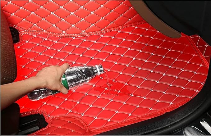 Custome Car Mats Accessories All Weather Floor mats Compatible with Automotive Floor Mats Passenger car mats (All Black Green)