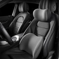 Car Back Support Neck Pillow for Ford F-250 2000-2024, Comfortable Soft Car Seat Headrest Neck Rest Cushion Lumbar Support Pillow with Adjustable Strap, Gray