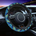 Sea Turtle Cute Steering Wheel Cover Non-Slip Breathable Sweat-Absorbent Suitable for SUV Van Truck Car Universal Protection Accessories 15 Inch Suitable for Women Men