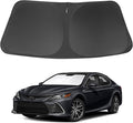 Windshield Sun Shade Custom Fit 2018-2024 Toyota Camry LE XLE Hybrid SE XSE Sedan Accessories Front Foldable Window Sunshade