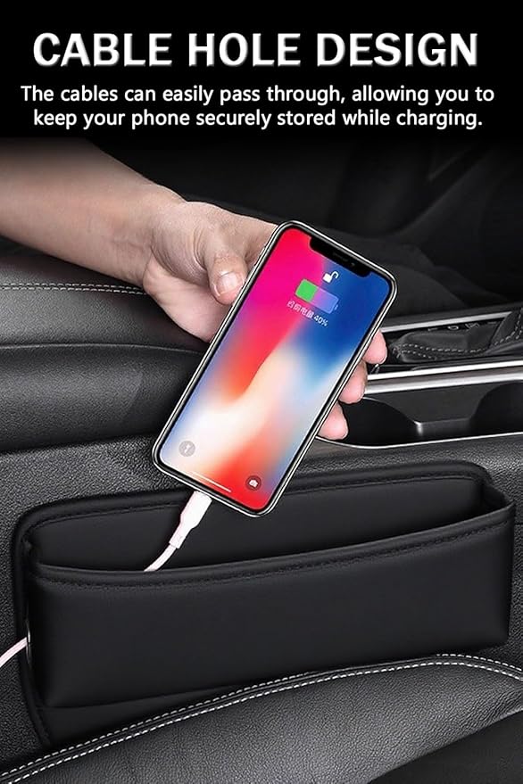 2 PCS Car Seat Gap Filler Organizer for Dodge Charger Challenger Durango Ram 1500 Accessories, for Dodge Car Seat Gap Plug