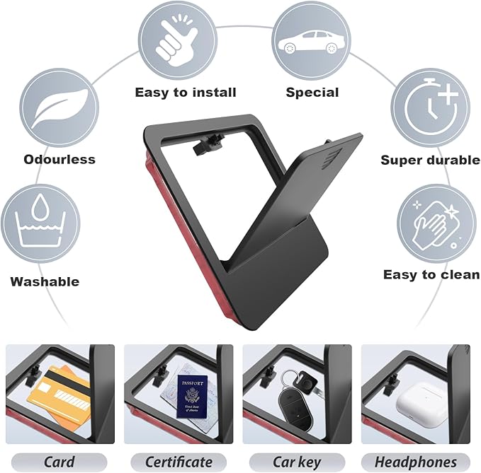SKTU Upgrade for 2024 2025 2026 Lexus GX550 Hidden Storage Box for 2024 2025 2026 Lexus GX550 (Premium/Luxury/Overtrail) Privacy Storage Box 2024 2025 2026 GX550 Accessories Hidden Tray