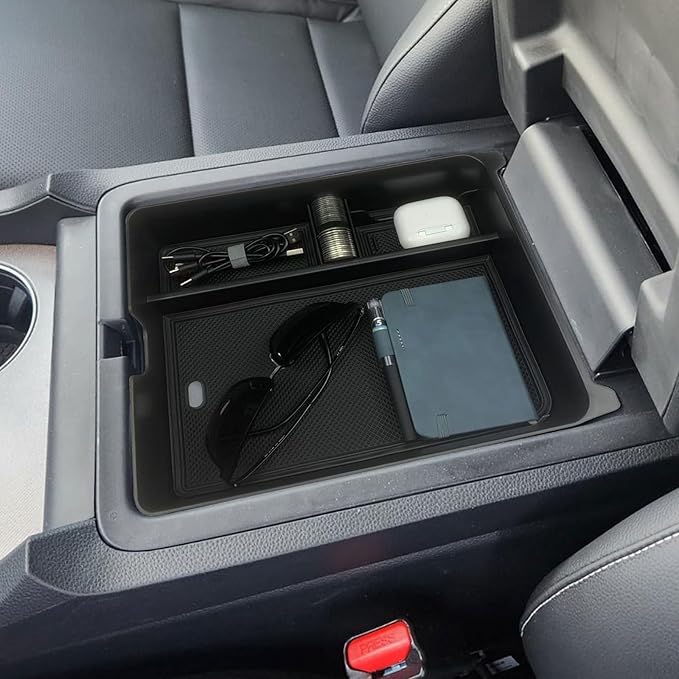 Zxiaochun Center Console Organizer Tray for 2023 2024 2025 Honda Pilot, 2024 2025 2026 Honda Passport & 2024 2025 Ridgeline Accessories, Armrest Box Storage Organizer Divider