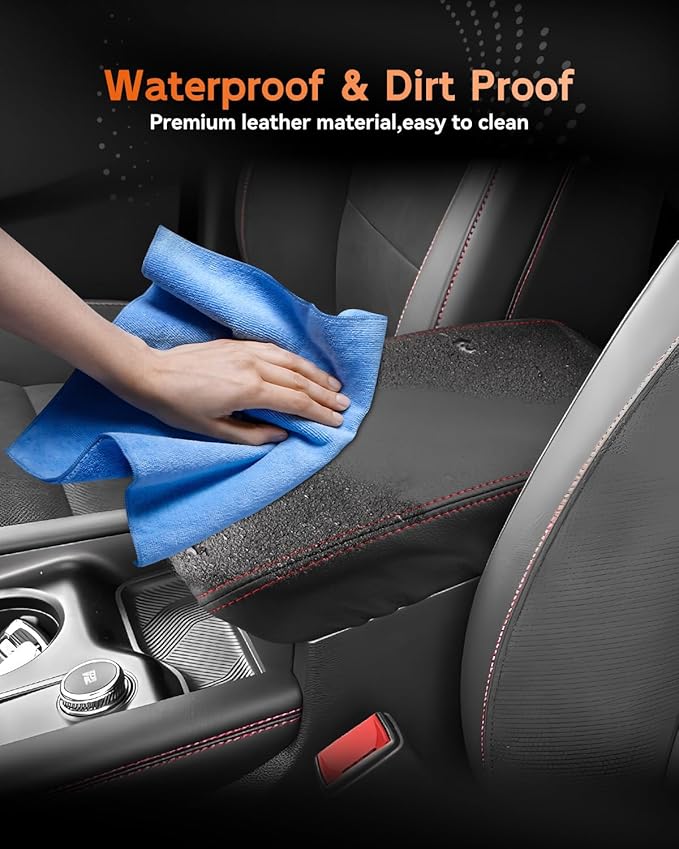 CDEFG for 2025 2026 Ford Explorer Center Console Cover Armrest Box Cover for Explorer 2020 2021 2022 2023 2024 2025 Accessories Console Arm Rest Protector