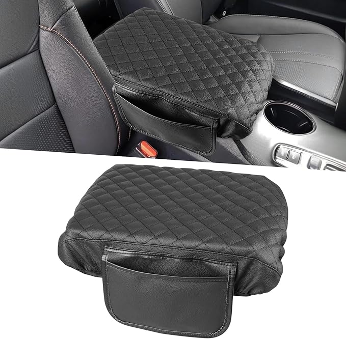 Center Console Armrest Cover Compatible with for 2023-2025 2026 Honda Pilot 2024-2026 Ridgeline Passport Armrest Lid Accessories Middle Console Pad Arm Rest Protector Cushion Pad Cover