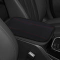 Hovom Car Center Console Cover, 12.72"×7.15" Leather Armrest Cover for Cars, Stylish Auto Armrest Cushion Pad, Anti-Scratch Vehicle Arm Rest Protector, Universal Interior Car Accessories (Black)