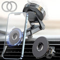 eSamcore Retractable Magnetic Car Mount for iPhone 15/14/13 Pro Max and Magsafe Case, Black