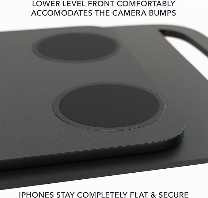 TWRAPS Dual Wireless Phone Charger for Rivian R1S & R1T, Magnetic Charging Pad, Compatible with MagSafe iPhone 17 Pro Max, 2021-2026 Center Console Mount Dock Accessories (Matrix Black Skin)