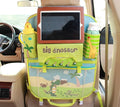 Cute Cartoon Car Backseat Organizer Car Back Seat Storage Bag for Kids-iPad Tablet Holder (Dinosaur)