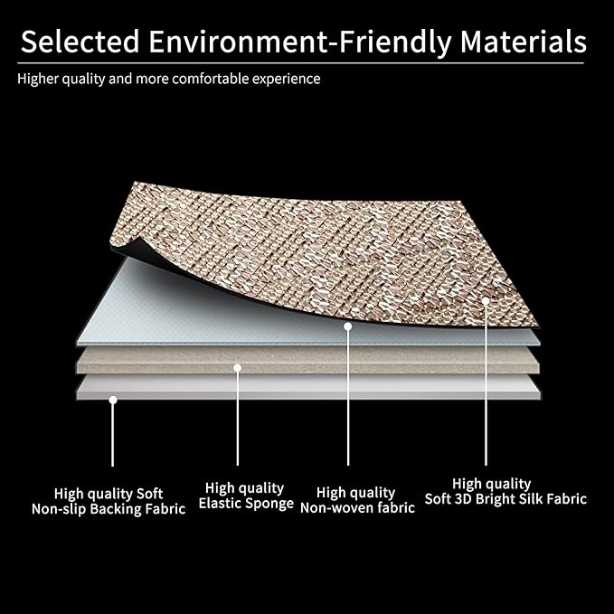 XZPILINA Breathable Back Seat Cover-Universal Rear Seat Mat for All Seasons, Car Rear Seat Protector with Polyester Silk Material, Non-Slip Bottom. Fits 95% of Sedans, SUVs, Vans.(Beige)