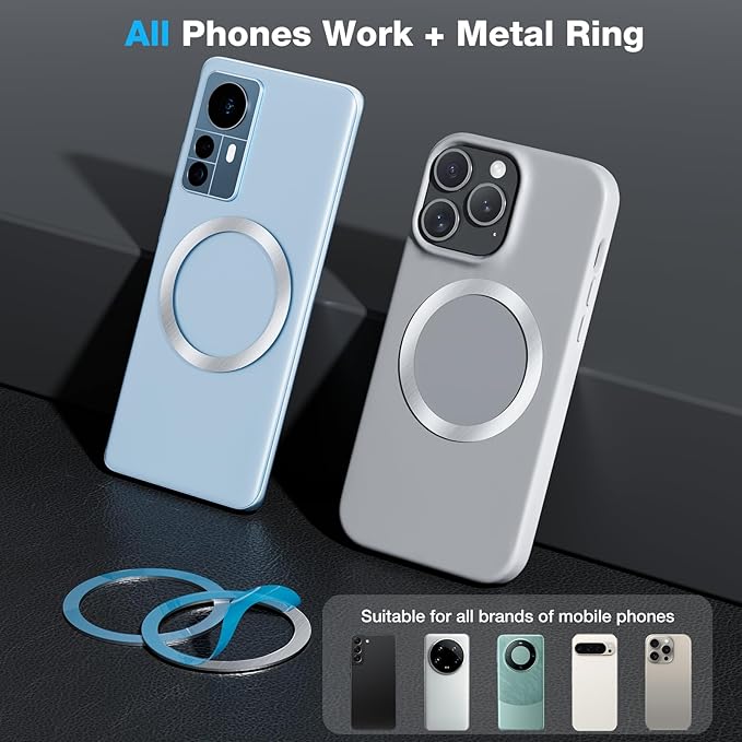 for Magsafe Car Mount, 2 in 1 Vent/Dashboard Magnetic Phone Holder - [44 Strong Magnets] Car Phone Holder Mount Fit iPhone 17 16 15 14 13 12 Plus Pro Max for Magsafe Case and Other Cellphone