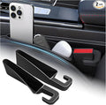 2PCS Short Car Seat Gap Filler Organizer with Seats Belt Holes,Anti-dropout Seat Gap Filler Fills Console Gaps,Universal Car Seats Gaps Plug with Storage Slot for Cars Storage