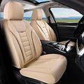 Coverado Car Seat Covers, Front Covers for Cars, Car Seat Cover Front Seats, Automotive Seat Cover, Waterproof, Leather Car Seat Cushion, Universal Interior Covers Seat Protectors for Most Cars