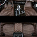 Car Floor Mats Automotive Floor Mats Vehicle Specific All Weather Protection Custom Compatible with Most of 98% Cars SUVs (Brown)