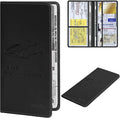 TILDOSAC Car Registration & Insurance Card Holder Leather Auto Glove Box Organizer Document Wallet with Magnetic Shut
