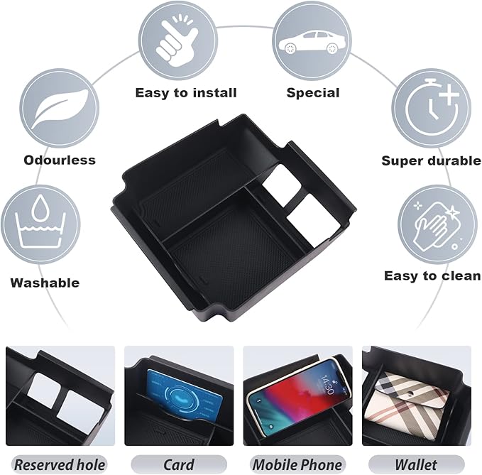 SKTU for 2022 2023 2024 Acura MDX Center Console Organizer 2022 2023 2024 MDX Console Organizer Tray 2024 MDX Console Tray 2024 MDX Accessories