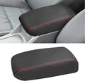 Compatible with Center Console Armrest Cover for Honda Civic 2012 2013 2014 2015 Leather Arm Rest Storage Box Lids Cushion Protector Pad