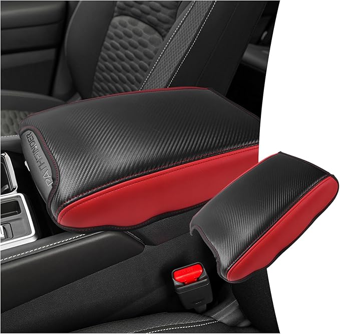CDEFG for Nissan Pathfinder 2022-2025 2026 Center Console Cover Armrest Box Cover for Pathfinder (S, SV, SL, Rock Creek, Platinum) Accessories Console Arm Rest Protector