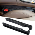 cwboine 2 Pack Sparkly Diamond Car Seat Gap Filler Universal Gap Filler for Car SUV and Truck Fit Between Seats and Console Stop Things from Dropping (Black)