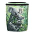 Cute Koala-Shaped Car Trash Bin, Zippered Hanging Design, Keeps Your Vehicle Organized and Tidy