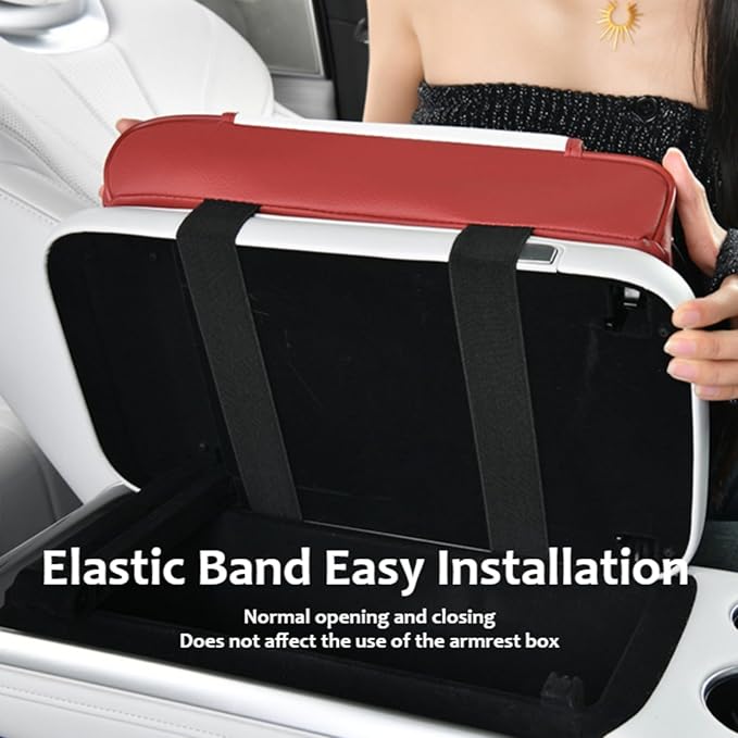 Armrest Pad for Car w/Type-C Charging Interface, Car Center Console Cup Holder, Interior Car Accessories, 2 Sizes& Styles (Upgraded Version, Grey, M: 35×20.5×7cm / 13.78×8.07×2.76’’)