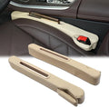 TATACLEA Car Accessories,Car Gap Plug,Car Seat Gap Prevent Small Items from Falling,2 Combinations of Main and Passenger Seats Universal.(Beige)