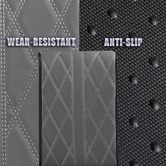 Car Center Console Cover for Nissan Frontier 1997–2025 2026 D41, Car Armrest Cover Center Console Pad Armrest Cushion Armrest Box Pad Interior Auto Accessories Anti-Slip,B-Grey-32 * 17cm