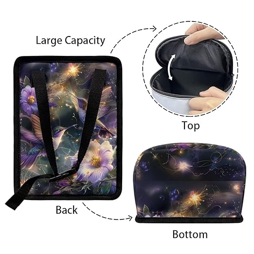 Hummingbird Car Trash Can Lightweight Hanging Garbage Bin for Back Seat Leak Proof Car Trash Bag Hanging Fashion Auto Interior Universal Fit Most Cars Sedan Van Truck SUV