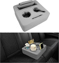 Kewucn Car Back Seat Organizer, Leather Sofa Cup Pocket, Waterproof Pillow to Store Drink Snack Phone, Universal Auto Couch Holder for Car, RV, Bed (Gray)