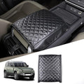 Car Center Console Pad for Land Rover Defender 2020-2023 Car Armrest Cover Leather Cushion Waterproof Auto Armrest Seat Box Protector Accessories (Carbon Fiber)