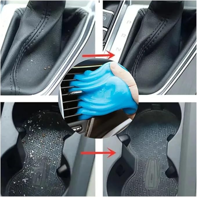 Reusable Car Cleaning Gel for Interior Detailing - for Vents, Dashboard, and Mud Removal(1 pc 75g)