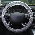 100PCS Disposable Steering Wheel Covers, Clear Plastic Steering Wheel Cover Protector Elastic for Universal Fit, Protects Against Scratches & Scuffs – Car Accessories