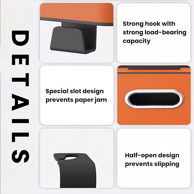 2026 Multifunctional Car Organizers and Storage Box with Drink Cup Holder Tissue Box, Backseat Organizers Hanging Storage for Hold Phone,Snacks, Drinks, Handbag, Most Vehicles (Black-2)