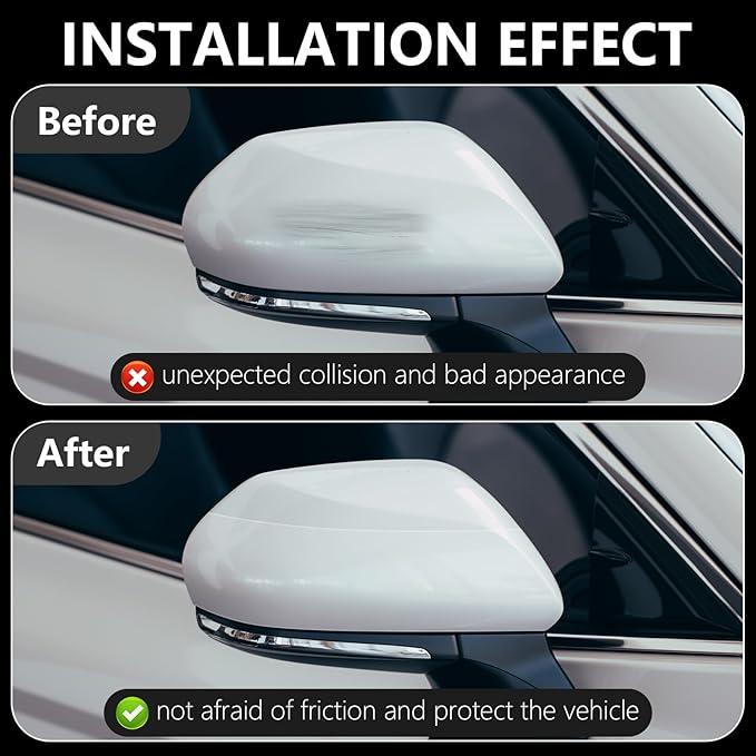 DGSL Car Door Edge Guards Door Sill Protector, 4In x 33Ft 5D Carbon Fiber Car Wrap Film, Vinyl Automotive Wrap Film Anti-Collision Fits for Most Vehicles (Transparent)
