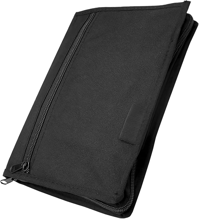 Oxfords Fabric Car Glove Box Organiser with Multiple Compartments for Documents and Essential Auto File Folder Car Glove Box Zippers